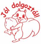 COLOP Bélyegző, motivációs, Jól dolgoztál! , COLOP N43-kék, piros - oneclick