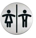 DURABLE Információs piktogram, öntapadó, DURABLE Női-Férfi WC