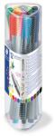 STAEDTLER Tűfilc készlet, 0, 3 mm, STAEDTLER Triplus 334, 12 különböző szín