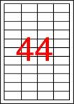 APLI Etikett, univerzális, 48, 5x25, 4 mm, APLI, 440 etikett/csomag - oneclick