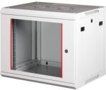 Lande PROlineB 600x450 lapraszerelt 9U 19 fali rack szekrény szürke (LN-WB-09U6045-LG-F)
