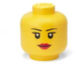 LEGO Tárolódoboz, fej, nagy, LEGO, Girl
