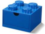 LEGO Tárolódoboz íróasztalra, fiókos, LEGO Brick 2x2, kék