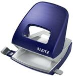 Leitz Lyukasztó, kétlyukú, 30 lap, fém, LEITZ Nexxt Style, titánkék