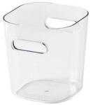 SMARTSTORE Műanyag tárolódoboz, 0, 6 liter, SMARTSTORE Compact Clear Mini, átlátszó