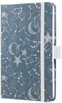 Sigel Naptár, A6, heti, 2026, kemény borító, SIGEL Jolie, Cosmic Fantasy Blue