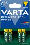 VARTA Tölthető elem, AAA mikro, 4x1000 mAh, előtöltött, VARTA Power