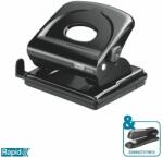 RAPID Lyukasztó, kétlyukú, 25 lap, fém, RAPID FMC25, fekete - oneclick