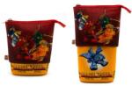 LEGO® Tolltartó, cipzáras, pop-up, LEGO Ninjago Dragon Power, piros-sárga-mintás