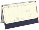 TOPTIMER Naptár, asztali, álló, TOPTIMER, jegyzetblokkos, kék