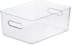 SMARTSTORE Műanyag tárolódoboz, 15, 4 liter, SMARTSTORE Compact Clear L, átlátszó