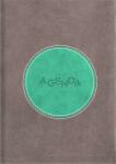 Dayliner Naptár, tervező, A5, napi, DAYLINER Central, szürke-türkiz