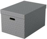 ESSELTE Tárolódoboz, L méret, ESSELTE Home, szürke