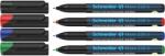 Schneider Alkoholos marker készlet, OHP, 0, 4 mm, SCHNEIDER Maxx 220 S, 4 különböző szín