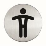 DURABLE Információs piktogram, öntapadó, DURABLE Férfi WC