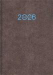 Dayliner Naptár, tervező, A5, napi, DAYLINER Animal, Grizzly-szürkésbarna
