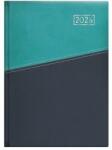 TopTimer Naptár, tervező, A5, napi, TOPTIMER Duplex, türkiz-kék