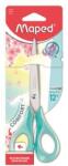 Maped Olló, iskolai, 16 cm, rugalmas nyél, MAPED Sensoft 3D, vegyes pasztell színek