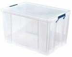 Fellowes Műanyag tároló doboz, átlátszó, 85 liter, FELLOWES, ProStore