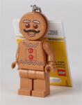 LEGO® Kulcstartó, LED világítással, LEGO Gingerbread Man