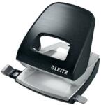Leitz Lyukasztó, kétlyukú, 30 lap, fém, LEITZ Nexxt Style, szaténfekete