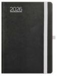 TopTimer Naptár, tervező, B6, heti, TOPTIMER, Nero, fekete-szürke