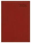 TopTimer Naptár, tervező, A4, heti, TOPTIMER Traditional, bordó