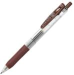 Zebra Zseléstoll, 0, 33 mm, nyomógombos, ZEBRA Sarasa Clip, barna