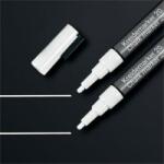 Sigel Folyékony krétamarker, kúpos hegy, 1-2 mm SIGEL, fehér - oneclick