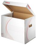 ESSELTE Archiválókonténer, karton, felfelé nyíló, ESSELTE Standard, fehér - oneclick - 1 790 Ft