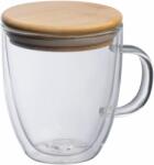 NO1 Gerthe duplafalú üveg bögre, 350 ml