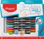 Maped Tűfilc készlet, 0, 4 mm, MAPED Graph`Peps - How to Mind Map Box, 8 különböző szín