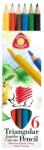 ICO ICO Süni Jumbo háromszög alakú festett 6db-os színes ceruza készlet (7140133001)