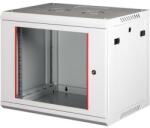 Lande Rack szekrény, fali, 19, 9U, lapraszerelt, LANDE PROlineB, szürke - oneclick - 38 390 Ft