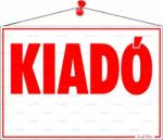  Információs tábla, 50x35 cm, Kiadó