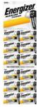 Energizer Elem, AAA mikro, 12 db, egyesével téphető, ENERGIZER Alkaline Power Kartella - oneclick