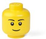 LEGO Tárolódoboz, fej, kicsi, LEGO, Boy