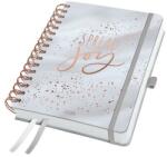 Sigel Naptár, spirál, A5, heti, 2026, kemény borító, SIGEL Jolie, Glittery Joy