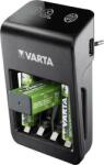 VARTA Elemtöltő, AA/AAA/9V, 4xAA 2100 mAh, LCD kijelző, VARTA Plug - oneclick