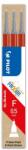 Pilot Rollertoll betét, 0, 25 mm, tűhegyű, törölhető, PILOT Frixion Point, piros