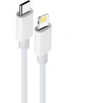 Maxlife Cablu Date si Incarcare USB-C - Lightning MaXlife MXUC-05, 20W, 1m, Alb - evomag