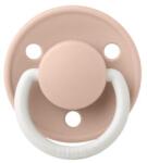 BIBS Suzeta fosforescenta De Lux Glow Latex, tetina rotunda, 6 luni + Blush, BIBS (1210256C)