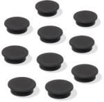 SIGEL Mágneskorong, 25 mm, 10 db/csomag, SIGEL, fekete (SDMU196) - irodaoutlet