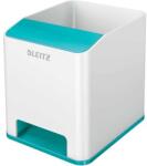 LEITZ Írószertartó, kettős színhatású, LEITZ "Wow", jégkék (E53631051) - irodaoutlet