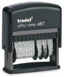 TRODAT Dátum- és szövegbélyegző, 12 féle szöveggel, TRODAT "4817 (IT4817) - irodaoutlet