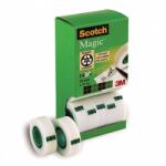 3M Ragasztószalag, 2 db ajándék, 19 mm x 33 m, 3M SCOTCH "Magic tape 810 (LPM81933) - irodaoutlet