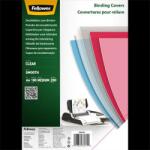 Fellowes Előlap, A4, 200 mikron, PET, FELLOWES, víztiszta (IFW53847) - irodaoutlet