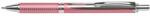 Pentel Zseléstoll, 0, 35 mm, nyomógombos, rózsaszín tolltest, PENTEL "EnerGel BL-407" fekete, ajándék kék tollbetéttel (PENBL407P) - irodaoutlet