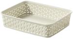 Keter Rattan hatású kosár, A5, törtfehér, CURVER "My Style (CSCMS3) - irodaoutlet