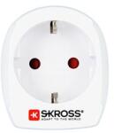 SKROSS Adapter, Egyesült Királyságba utazóknak, földelt, SKROSS (SKEUTOUKU) - irodaoutlet